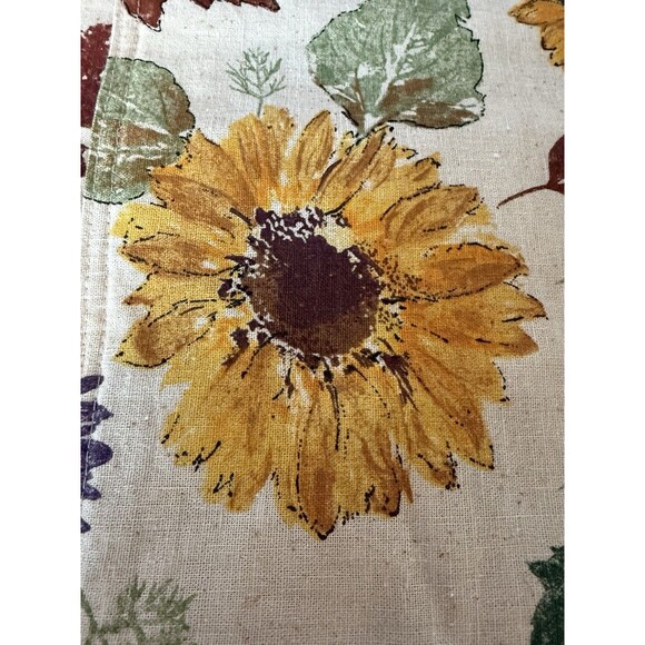 Celebrate Together Fall Sunflower Foliage 4 Placemats - Picture 2 of 5